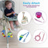 Toy Saver Strap Holder Leash Secure Accessories Gray Chev/Navy/Lt Blue/Gray - 4pc...