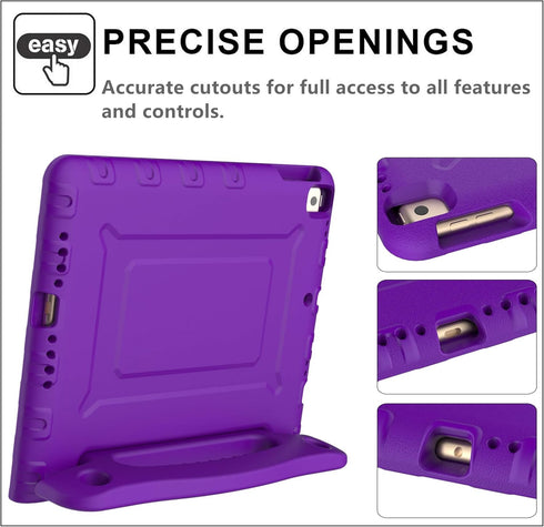 MAISON iPad 9th/8th/7th Generation, 2021/2020/2019 iPad 10.2 Case for Kids - Shockproof Protective Handle Bumper Stand Cover with Built-in Screen ...
