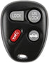 KeylessOption Key Fob Replacement for 2001 2002 2003 2004 2005 Chevrolet Chevy Impala Monte Carlo Pontiac Grand Prix Remote, 4-Button 10443537, Lo...
