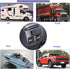 12V/24v USB Outlet 3 Charging Ports for Car RV Marine 12 Volt Wall Mount, 72w USB C Dual QC 3.0 One Piece Thin Panel Socket with Button Switch, RV...