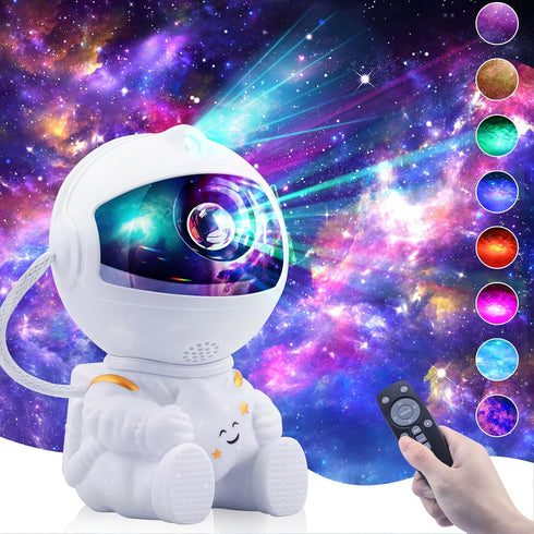 Astronaut Star Galaxy Night Light Projector for Kids Bedrooms - Galaxy Light Show with Rotating Cosmos...