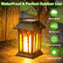 Solar Outdoor Lanterns, Hanging Solar Waterproof Lantern, Solar Lamp Lights Decoration Outdoor & Indoor for Garden,Yard,Patio,Porch,Trees,Lawn,Pat...