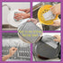 Double layer metal wire scratch free cloth, dry and wet dual-purpose metal wire dishwashing cloth, suitable for kitchen cleaning, cookware, tablew...