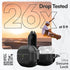 KeyBudz AirPods Pro Case with Lock - Waterproof AirPods Pro 2nd Generation Case Cover with Carabiner, Rugged Tough Protection, Hard Shell for USB-...