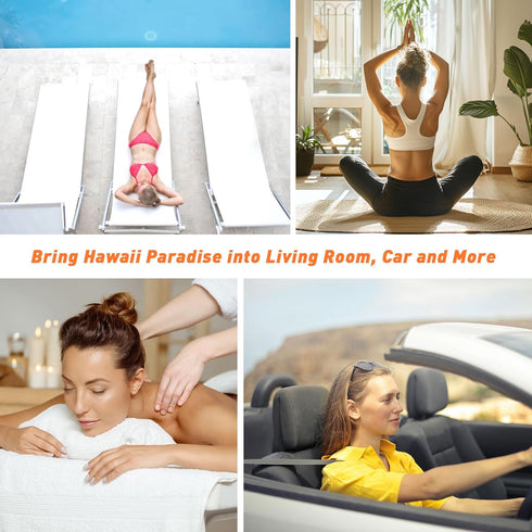Fragrance Oil, ESSLUX Hawaii Scented Oils Set, Essential Candle Scents for Candle Making, Soap Making, Diffuser Oil Fresh Scents, Ocean Breeze, Be...