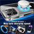Crystal Clear iPhone 14ProMax Case Magnetic Ring Holder Compatible with MagSafe Invisible Kickstand Shockproof Military Grade Drop Protection Tran...