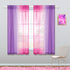 KOUFALL Kawaii Room Decor for Bathroom Pink and Purple Teen Girls Ombre Kids Curtain Rod Pocket Small Curtains for Girl Bedroom Decorations 45 Inc...