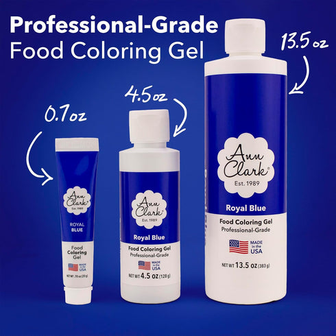 Ann Clark Royal Blue Food Coloring Gel .70 oz. (20 g) Made in USA...