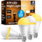 KINDEEP Sleep Light Bulb, 0.5W Amber Light Bulbs, 20lm 2000K, 2 Modes Bulb, 9W Equivalent 60W, 800lm, 2700K, E26 Blue Light Blocking Dim Lightbulb...