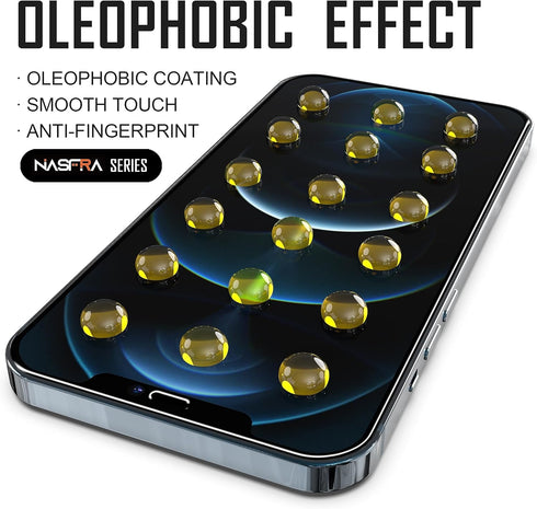 2 in 1 Screen Protectors with Easy Installation Compatible with iPhone 12 Pro Max......