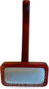 Mars Professional Dematting Undecoat Slicker Grooming Dog Brush with Woden Handle, Made in Germany, 7" Length...