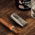 Cobber Torch Cigar Lighter, Double 2 Jet Flame Refillable Butane Cigar Lighter Gray...