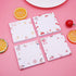 Sticky Notes,Cute Sticky Notes Kawaii Sticky Notes 3.1x3.1in 4Pads 80Sheets/Pad Self-Stick Note Pads Cute Colorful Super Sticky Note Pads 4 Unique...