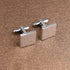 Driew Blank Square Cufflinks, Blank Cufflink for Men Stainless Steel Cufflinks Cuff Links Flat Pad Blank Setting Tray 1 Pair,Silver...