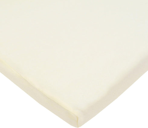 American Baby Company 15" x 33" Fitted Bassinet Sheet, 100% Natural Cotton Jersey Knit, Cream, Soft Breathable...