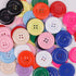 YAKA 50Pcs 1.5inch(38mm) Sewing Resin Buttons Round Shape 4 Holes Craft Buttons for Sewing Scrapbooking and DIY Craft Multicolored...