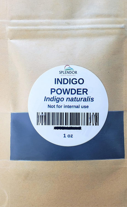 Indigo Powder - 1 oz, Indigo Naturalis - Natural Indigo Blue Powder Dye for Soapmaking & Textiles | Plant-Based Colorant for DIY Crafts, Fabric, C...