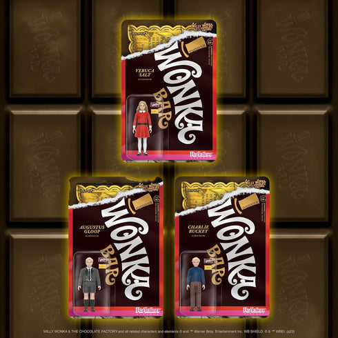 Super7 Willy Wonka & The Chocolate Factory ReAction Figures Wave 02 - Charlie Bucket Action Figure...