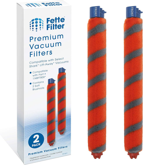 Fette Filter - Soft Brushroll Compatible with Shark Models NV800 NV800W NV801 NV801Q NV803 UV810 HV380 HV381 HV382 HV383 HV384. Compare to Part # ...