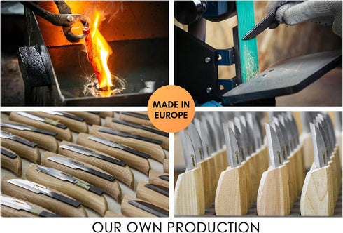 BeaverCraft Whittling Knife C2 6.5" Whittling Knife for Fine Chip Carving Wood and General Purpose Wood Carving Knife Bench Detail Carving Knife C...