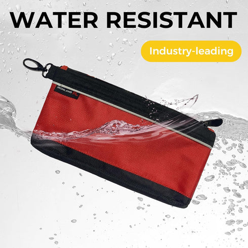 Small Tool Pouches with Zipper Small Tool Bags Waterproof 1680D Tool Pouch Bags for Men Multipurpose Tool Storage Organizer 4 Pack...