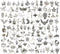Youdiyla Animal Charms Collection, BULK 100 Mini Small Silver Charms Metal Pendant Craft Supplies Findings for Necklace and Bracelet Jewelry Makin...