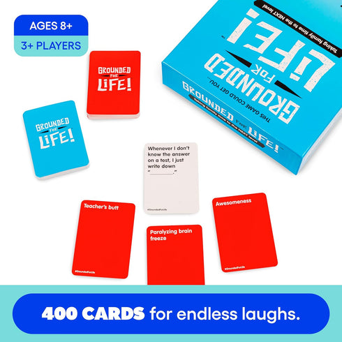 WHAT DO YOU MEME? Grounded for Life - The Ultimate Family Night Game - Family Card Games for Kids and Adults Family...