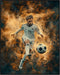 Posterizer 1 pcs-abstract modern football player dynamic poster 2-Sports & Hobby Art Gifts for sports fans Decor for Home & Office- unframed wall ...