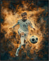 Posterizer 1 pcs-abstract modern football player dynamic poster 2-Sports & Hobby Art Gifts for sports fans Decor for Home & Office- unframed wall ...