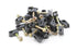 THE CIMPLE CO - Single Coaxial Cable Clips, Cat6, Electrical Wire Cable Clip, 1/4 in (6 mm) Screw Clip and Fastener, Black (50 pieces per bag)...