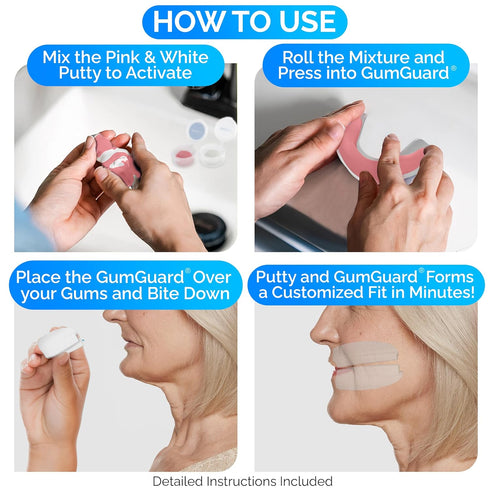 Denture Putty Pack Reline Set - Versatile, Fast Self-Curing - for Custom Fit & Comfort in Dentures, with Multiple Applications & Watertight Seal 2...