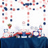 Navy-Blue Pink Rose-Gold Gender-Reveal Decorations - 52FT Party Streamers Garland Backdrop Banner Decor,Baby Bridal Shower Engagement Christmas We...