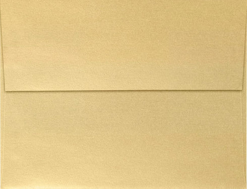 LUXPaper A4 Invitation Envelopes | Peel & Press | 4 1/4" x 6 1/4" | Blonde Metallic | 80lb. Text | 50 Qty...