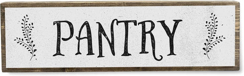 Kitchen Wood Signs (Medium - Wood And Metal, Pantry)...