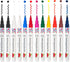 Apple Barrel, Set of 12 Multi-Surface Fine Tip Paint Pens, Perfect for Indoor and Outdoor Arts and Crafts Projects, 6233, Basic...