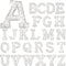 Waydress 26 Piece Rhinestone Iron on Patch A to Z Letter Appliques Adhesive White Pink Colorful Pearl Bling Patch Glitter Alphabet Embellishments ...