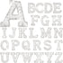 Waydress 26 Piece Rhinestone Iron on Patch A to Z Letter Appliques Adhesive White Pink Colorful Pearl Bling Patch Glitter Alphabet Embellishments ...