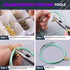 Swpeet 1414Pcs 4mm 5mm 6mm 8mm 10mm Open Jump Rings and Lobster Clasps with Jewelry Repair Tools Assortment Kit, Including Waxed Necklace Cords, 1...