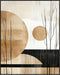 Posterizer 1 pcs-minimalist, geometric design-gold and black 1-Abstract & Modern Art-Gift for Men Women Teens-Chic Home Decor- unframed wall art...