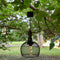 Alpine Corporation 10" Tall Hanging Solar Powered Outdoor Mesh Lantern with LED Lights, Black...