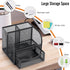 Mesh Desk Organizer, Metal Desk Pencil Pen holder for desk, Desktop Storage Pen Organizers, Office organization Home Art Supply Storage Box Multi-...