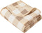 Muslin Bamboo Viscose Baby Blanket, Ultra Soft All-Purpose Unisex 43 x 43 inches(Warm Coffee Checkered)...