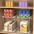 2 Tier Under Sink Organizers and Storage Bathroom Organizer w Dividers and Lids, Snack Organizer for Pantry Pull Out Cabinet Organization for Kitc...