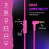 rockpapa Grade Wired Headphones with Microphone, Lightweight Foldable Stereo Bass Headphones with No-Tangle Cord & 3.5mm Jack for Women/Kids, Lapt...