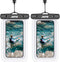 JOTO 2 Pack Floating Waterproof Phone Pouch Up to 7", IPX8 Floatable Underwater Phone Case Cellphone Dry Bag for iPhone 16 15 14 13 12 11 Pro Max ...