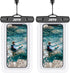 JOTO 2 Pack Floating Waterproof Phone Pouch Up to 7", IPX8 Floatable Underwater Phone Case Cellphone Dry Bag for iPhone 16 15 14 13 12 11 Pro Max ...