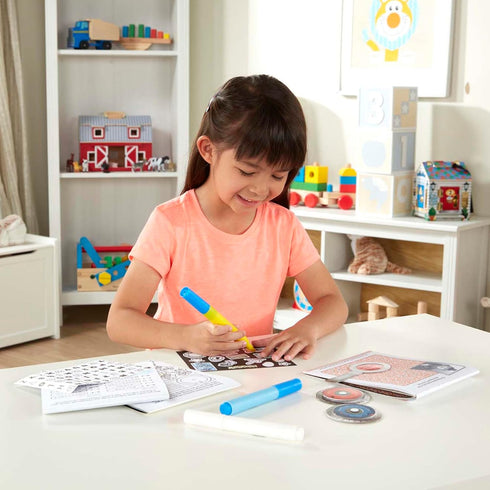 Melissa & Doug On the Go Secret Decoder Deluxe Activity Set and Super Sleuth Toy - Seek And Find Book, Kids Road Trip Essentials, Detective Kit, T...