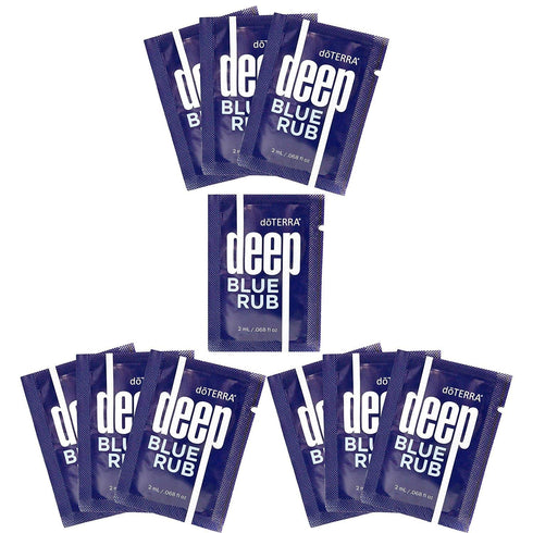doTERRA Deep Blue Rub Sample Packets of 2-ml Each, Total of 10-Packets...