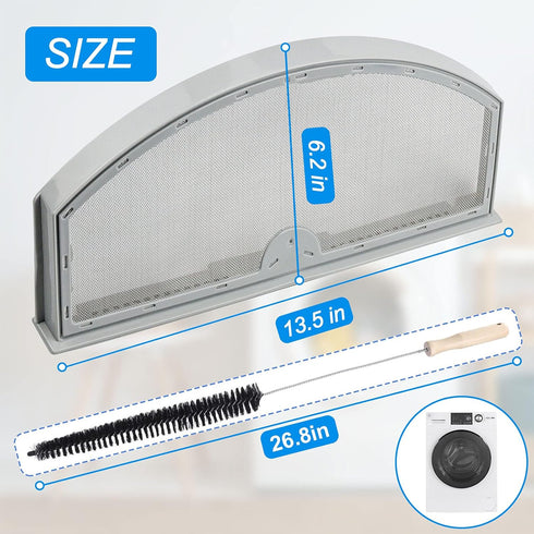 Upgraded WE03X23881 Dryer Lint Screen Filter Replacement for GE Dryer, GTD65EBSJ3WS GTD33EASK0WW GTD42EASJ2WW GTD42GASJ2WW GTD45EASJ2WS PS11763056...