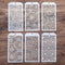 DIY Decorative Stencil Template for Scrapbooking Painting on Wall Furniture Crafts,Set of 6 (Mandala)...